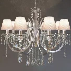 Chandelier colosseo clementina chrome